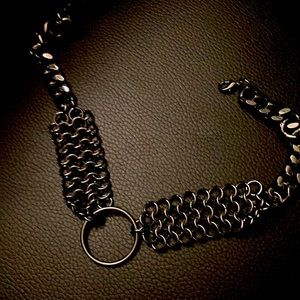 Metal chain choker